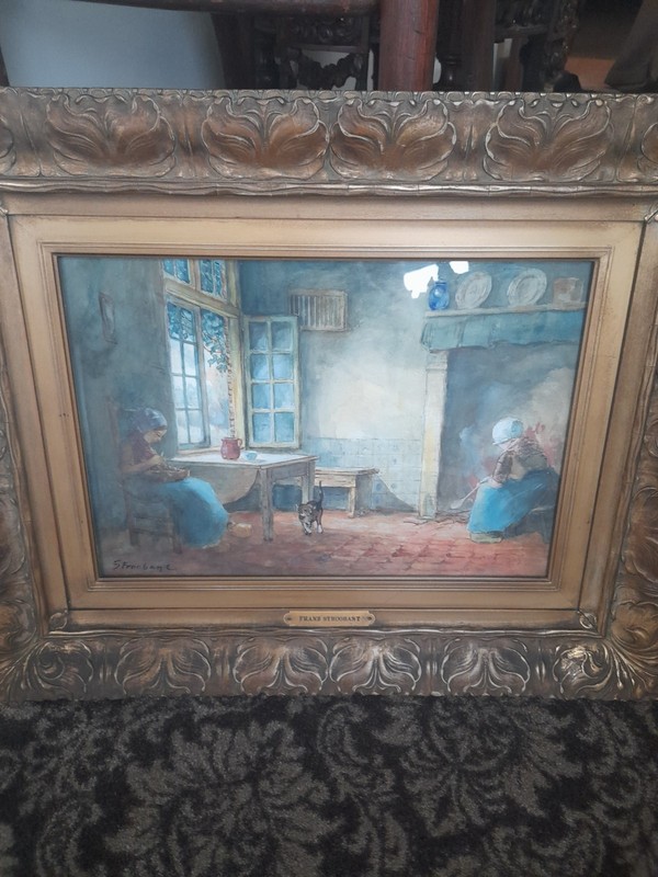 Franz Stroobant Water Color