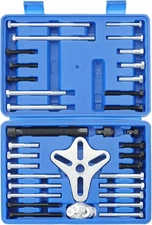 Harmonic Balancer Puller Set | 46PCS Power Steering Pulley Blue 