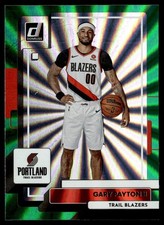 2022-23 Donruss Holo Laser Green Gary Payton II Portland Trail Blazers #110