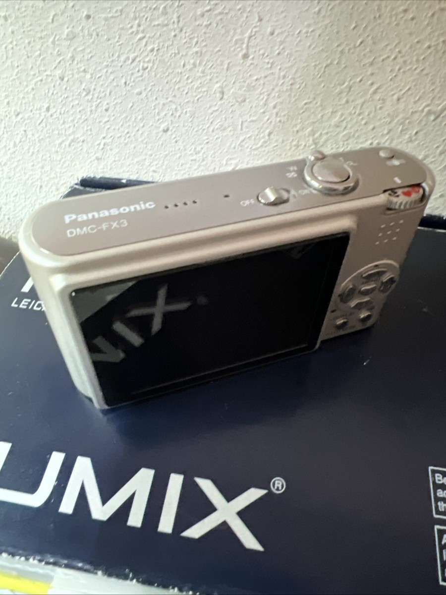 Panasonic LUMIX DMC-FX3 6.0MP Digital Camera - Silver for sale