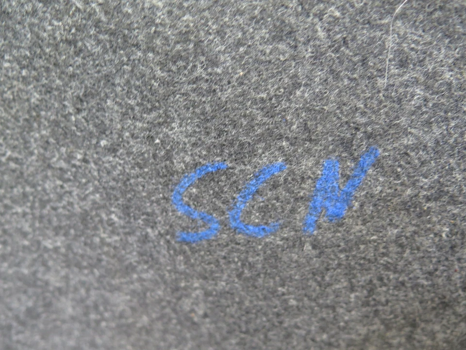 92-00 LEXUS JZZ31L SC400 SC300 MALETERO REPUESTO NEUMÁTICO ALFOMBRILLA ALFOMBRA CUBIERTA NEGRO OEM Foto 2 de 4