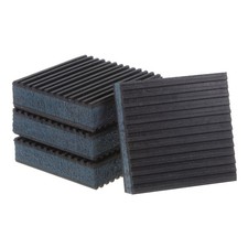 4PACK Rubber Anti Vibration Pads 3" x 3" x 7/8" with EVA Center