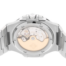 Patek Philippe Nautilus Date 40mm Steel Auto Blue Watch Bracelet 5711/1A-010 5