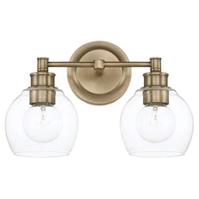 Capital Lighting Fixtures 121121AD-426 OPEN BOX Mid-Century Aged Brass