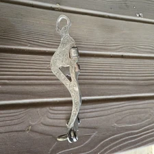 marked bit silver Engraved Copper Hooded Roller Show Bit signed