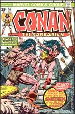 Conan the Barbarian #58 VG 1976 Stock Image