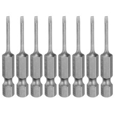 8pcs SL2.0 Slotted Screwdriver Bits 2" Long Magnetic Head Screw Driver Drill Bit