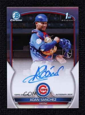 2023 Bowman Chrome Prospect Refractor /499 Adan Sanchez #CPA-ASA Auto 9su
