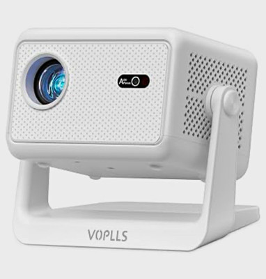 VOPLLS T6 1080p Projector 550 ANSI Short Throw WiFi BT HDMI Auto Focus