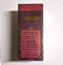 JANICORN Sandalwood & Bergamot Massage Oil Calming Aroma 30 ml/1.0