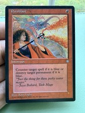 Pyroblast - MTG - 1x LP Misprint (Printer Hickey) Ice Age ICE