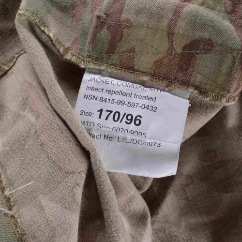 2 X Lot British Army Issue Military MTP Combat Jacket 170/96 M Camo Warm Weather - Picture 15 of 15