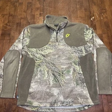 Scent Blocker 1/4 Zip Dreamseason Protect Fleece Jacket Mossy Oak Size XL Men S3
