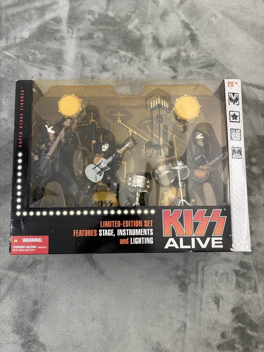 ステイサム KISS アライブ スペシャル BOX マクファーレントイズ Kiss Alive Limited Edition Set Super Stage Figures 2002