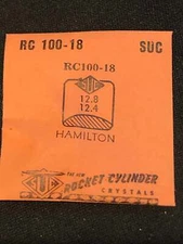 SUC Rocket Crystal RC 100-18 for HAMILTON - 12.8 x 12.4mm - New