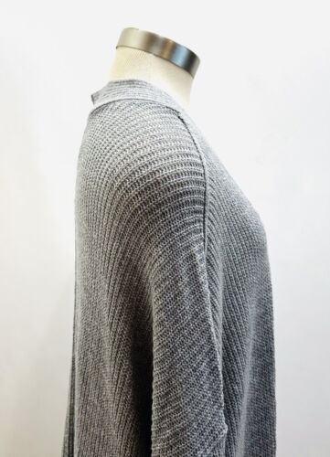 NWT SONOMA Women Long Sleeve Open Front Knit Gray Long Cardigan Sweater Size 3X - Picture 7 of 15