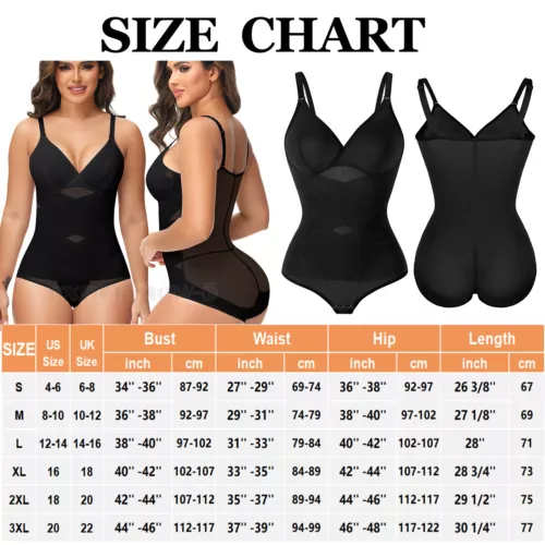 Shapewear Bodysuit for WomenS Body Shaper Tummy Control Body Shapewear Plus Size - Picture 14 of 21