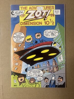 Adventures Of Zot! In Dimension 10 1/2  #14  1/2 Eclipse Comics 1987