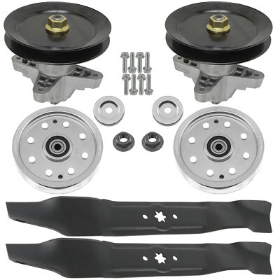#ad Deck Spindle with Pulley Blade For Troy Bilt Pony Range Rider Super Bronco 42quot; $95.00