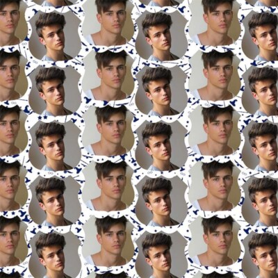 PERSONALISIERTE FOTO-GESCHENKPAPIER COLLAGE FORM GESCHENKVERPACKUNG 