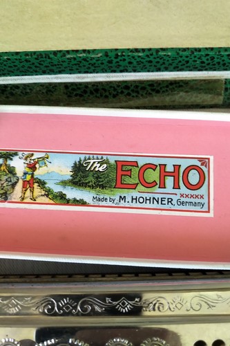 Vintage The Echo Harp Harmonica M. Hohner - Picture 14 of 22