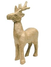 Decopatch Paper-Mache Figurine 4.5"-Reindeer