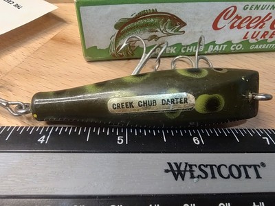 Leurre De Pêche Vintage Creek Chub Patter – Frog Lure Ancien