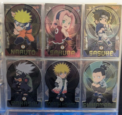 PANIN1 NARUTO NINJA RANKS 72 CARD BASE & WAY OF THE NINJA 108 BASE
