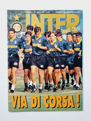 INTER FOOTBALL CLUB 8 AUGUST 1995 ROBERTO CARLOS-JAVIER ZANETTI-PAUL INCE