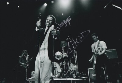 Arthur Gaps Hendrickson and Aitch Hand Signed 12x8 Photo the Selecter Autograph