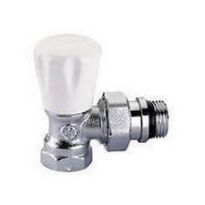 411302 3/8 Valvola manuale per radiatori, attacchi a squadra CALEFFI