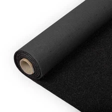 Titan Fitness Artificial Turf Grass Gym Flooring Roll, Black 15ftx4ftx10mm Roll