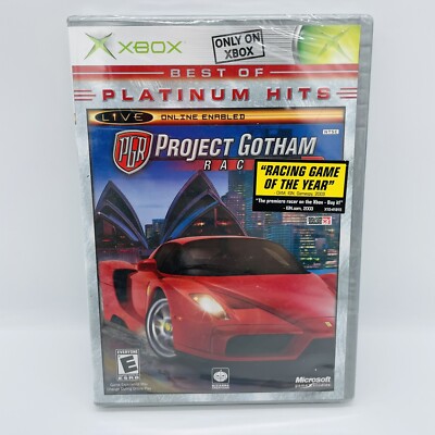Project Gotham Racing 2 (Original XBOX 2004) Platinum Hits, NEW SEALED Fast Ship