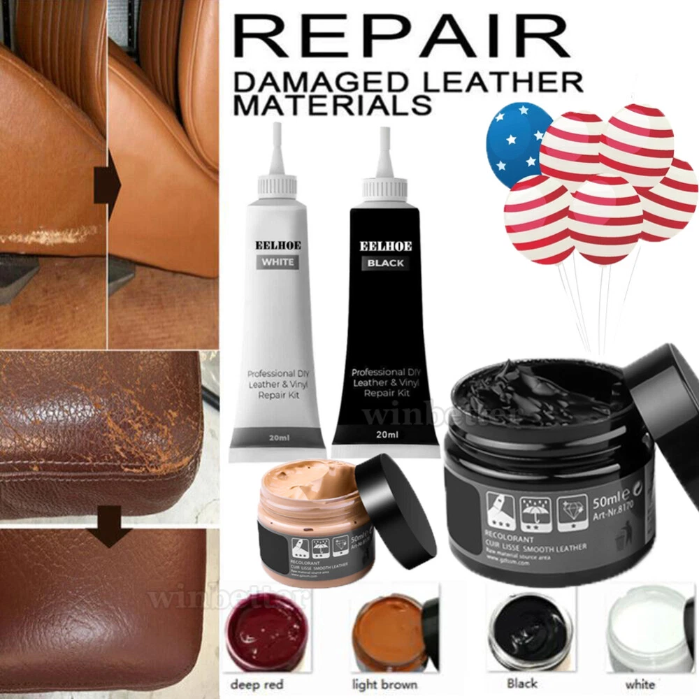 Advanced Leather Repair Filler Cream Restore Car Seat Sofa Scratch Scuffs Holes