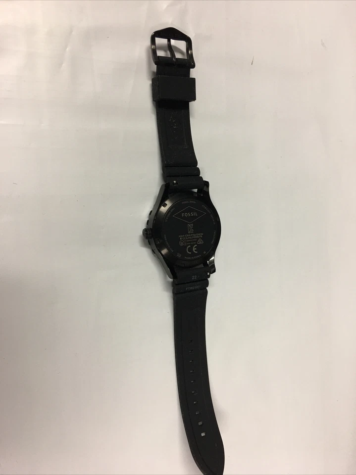 Fossil Q Marshal 45 мм корпус из нержавеющей стали черная классическая пряжка - (FTW2107P) - Изображение 4 из 4