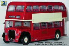 BRISTOL LODEKKA DOUBLE DECK LD BUS - ALEXANDER & SONS FIFE  - 1:76 - B-T MODELS