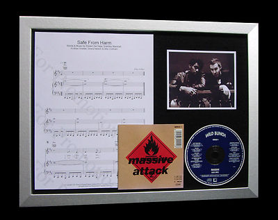 MASSIVE ATTACK Safe From Harm TOP QUALITY CD FRAMED DISPLAY+EXPRESS GLOBAL SHIP