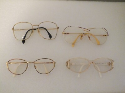 Vintage - Mixed Lot - 4 Old Eyeglasses - Cazal - Metzler - EBM - Ni GuRa - MG 20