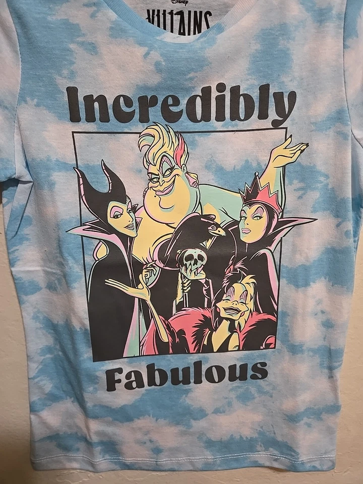 Kid Disney Villains Tee Shirt Fabulous Carter's Kid Size 7 - Image 3 of 4