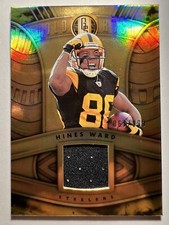 2021 HINES WARD /299 Gold Standard Gold Rush PLAYER WORN JERSEY PATCH RELIC SP
