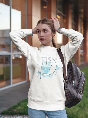 crescent moon sweatshirt