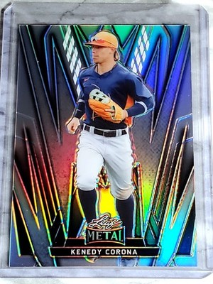 Kenedy Corona 2024 Leaf Metal Baseball Silver Prismatic 182/185 #38 Astros