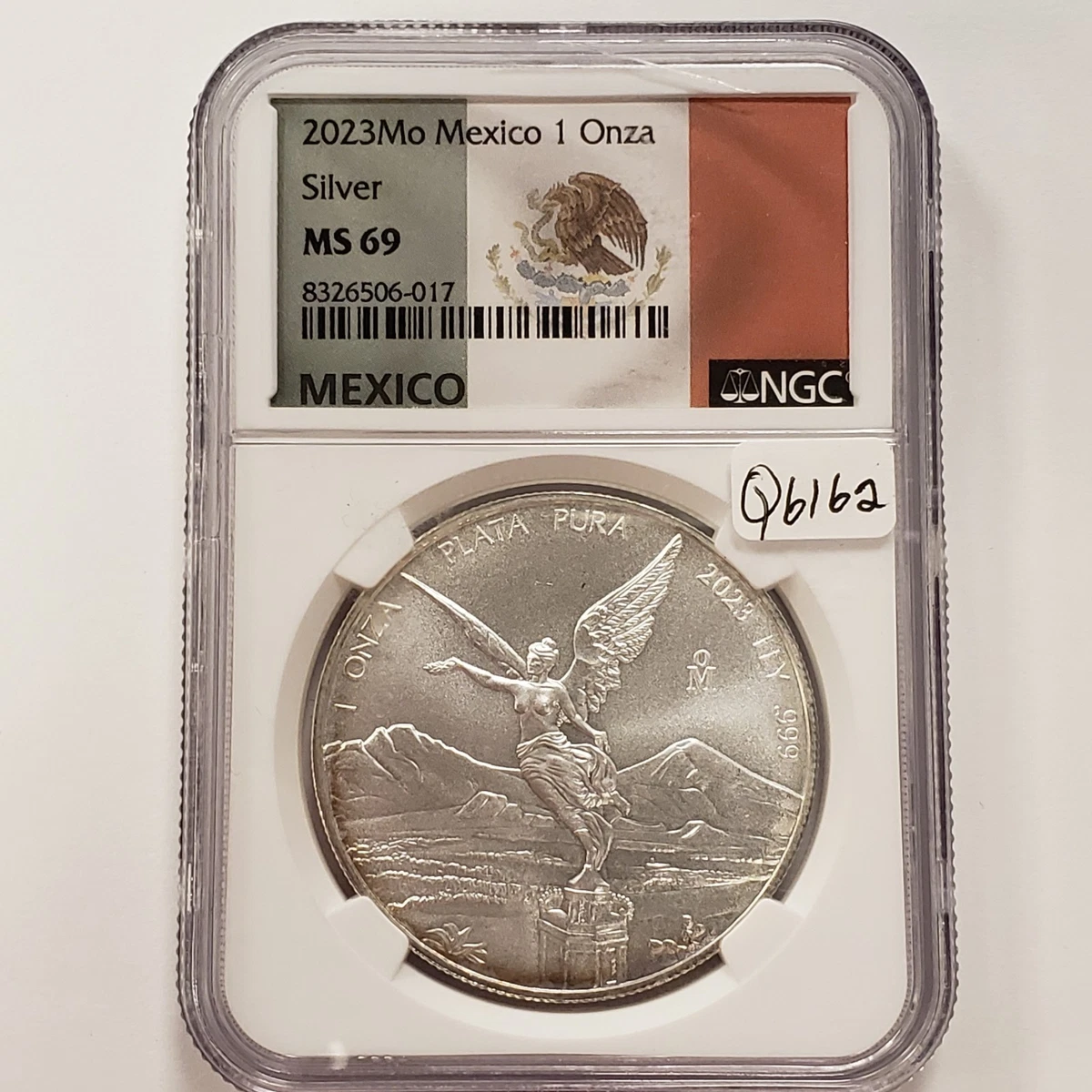 Mexican Libertad MS 69 NGC Certified Silver Bullion Coins for sale