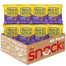 Rold Gold Pretzels, Sticks, 1 Ounce Pack of 40