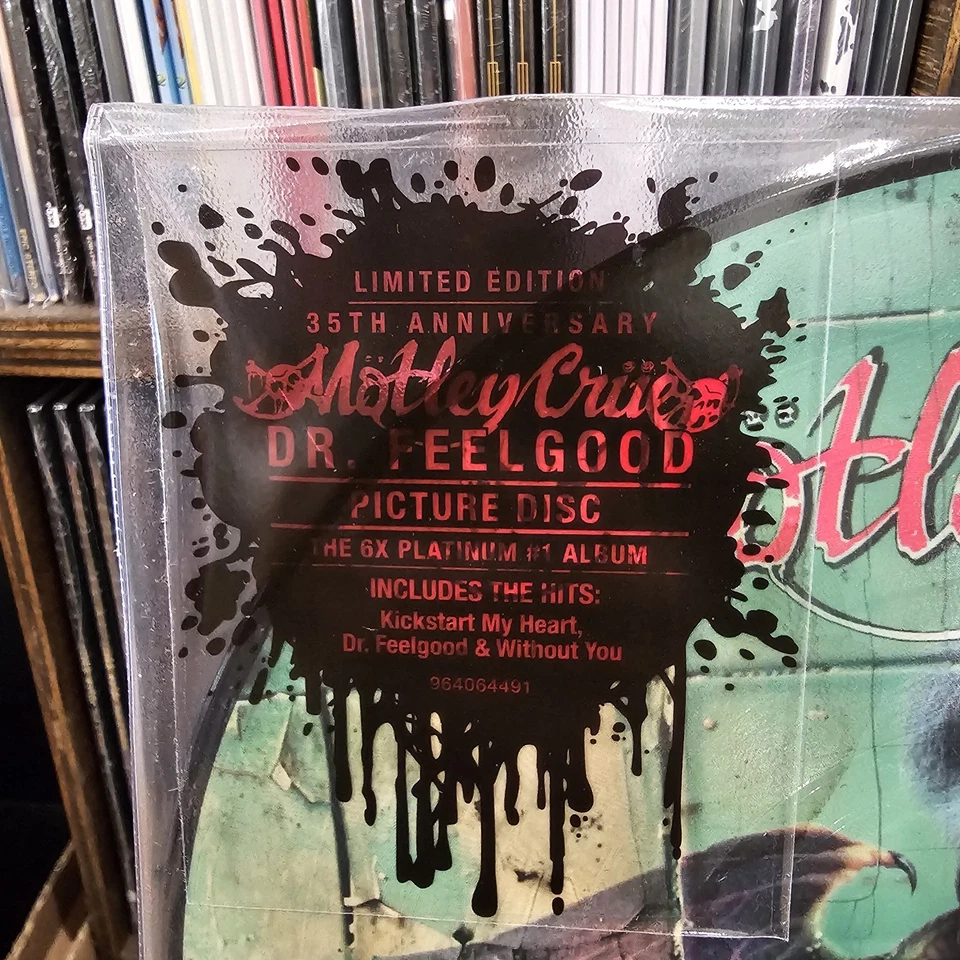 [NEW] Motley Crue - LIMITED Dr. Feelgood 35th Anniversary Picture Disc Vinyl LP - Image 2 of 3