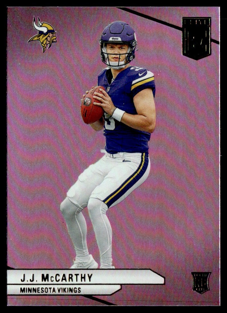 2024 Donruss Elite Pink J.J. McCarthy RC #105