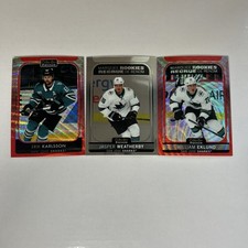 2021-22 O-pee-chee Platinum San Jose Sharks 3 Card Lot Rookies And Red Surge