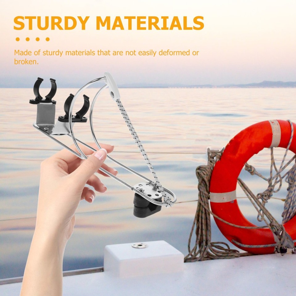 Marine Life Ring Hanging Rack Stainless Steel Firm Grip Dual Clip | eBay UK