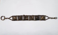 Antique Circa 1920s Egyptian Revival Pocket Watch Chain / Fob