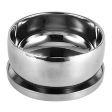 4Inch Premium Stainless Steel Shaving Soap Bowl Lid Men Beard Cup RustProof